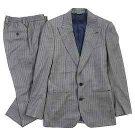 Dolce & Gabbana Sicilia Wool Suit Gray 44 Brown
