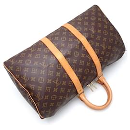 Louis Vuitton-Louis Vuitton Monogram Keepall 45 Travel Bag-Brown