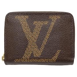 Louis Vuitton-Louis Vuitton Zippy Coin Purse Monogram Brown-Brown