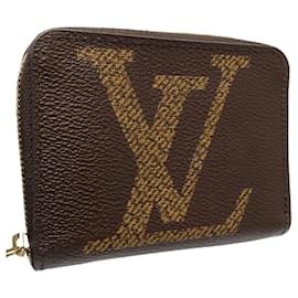 Louis Vuitton-Louis Vuitton Zippy Coin Purse Monogram Brown-Brown