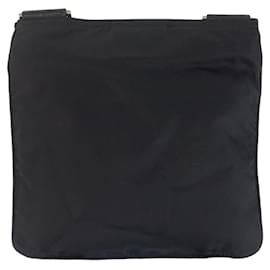 Prada-Prada Nylon Tessuto Triangle Logo Crossbody Bag-Black