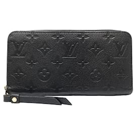 Louis Vuitton-Louis Vuitton Zippy Wallet Monogram Noir-Black