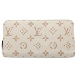 Louis Vuitton-Louis Vuitton Zippy Wallet Monogram Ivory-Beige