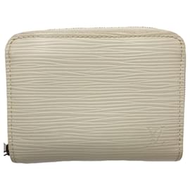 Louis Vuitton-Louis Vuitton Epi Leather Zippy Coin Purse M6015J-White