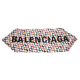 Bufanda de seda con logo de Balenciaga Otro