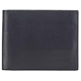 Hermès-Hermes Silk In Compact Bifold Wallet Navy-Blue