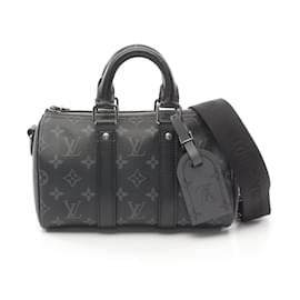 Louis Vuitton-Louis Vuitton Keepall Bandouliere 25 Handbag M46271-Grey