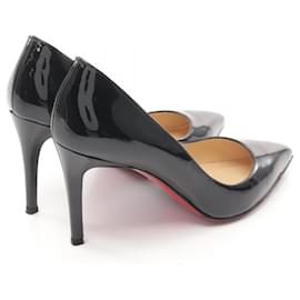 Christian Louboutin-Christian Louboutin PIGALLE 85 Patent Leather Pumps-Black