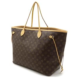 Louis Vuitton-Louis Vuitton Monogram Neverfull GM Tote Bag M40157-Brown