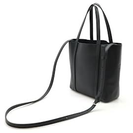 Balenciaga-Balenciaga Everyday Leather Tote XXS 2WAY Bag-Black