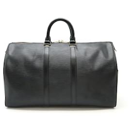 Louis Vuitton-Louis Vuitton Epi Leather Keepall 45 Boston Bag-Black