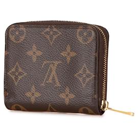 Louis Vuitton-Louis Vuitton Monogram Zippy Coin Purse M60067-Brown