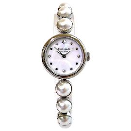 Kate Spade Monroe Perlenquarz Uhr KSW1775 Weiß