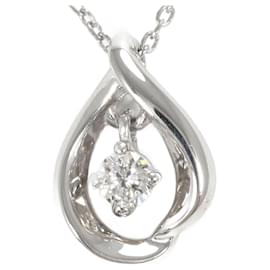 Autre Marque-PT900 PT850 Platinum Diamond Necklace-Other