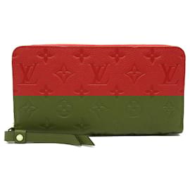 Louis Vuitton-Louis Vuitton Zippy Wallet Monogram Red M61865-Red