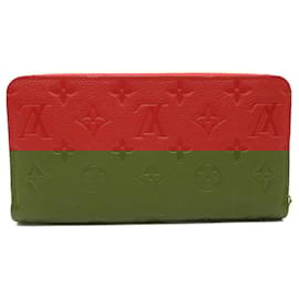 Louis Vuitton-Louis Vuitton Zippy Wallet Monogram Red M61865-Red