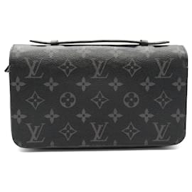 Louis Vuitton-Louis Vuitton Zippy XL Wallet Black M61698-Black