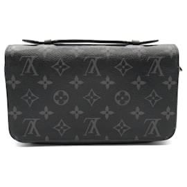 Louis Vuitton-Louis Vuitton Zippy XL Wallet Black M61698-Black