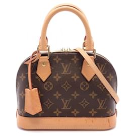 Louis Vuitton-Louis Vuitton Alma BB Handbag Monogram Brown-Brown