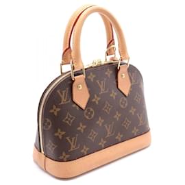 Louis Vuitton-Louis Vuitton Alma BB Handbag Monogram Brown-Brown