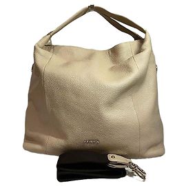 Bolsa de couro Furla 2WAY Bege
