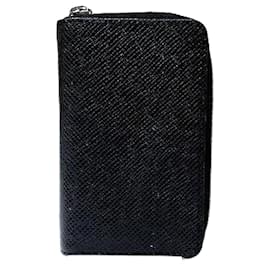 Louis Vuitton-Louis Vuitton Taiga Zippy Coin Purse M30511-Black