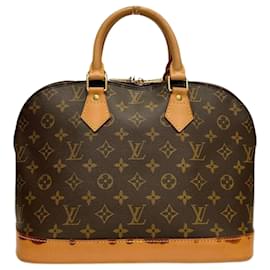 Louis Vuitton-Louis Vuitton Alma Monogram Handbag M51130-Brown