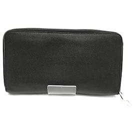 Louis Vuitton-Louis Vuitton Taiga Zippy Organizer Wallet M30513-Black
