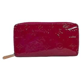 Louis Vuitton-Louis Vuitton Vernis Zippy Wallet M91597-Pink