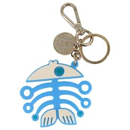Fendi-FENDI Key Holder plastic Blue Auth ac3395-Blue