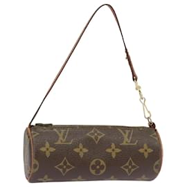 Louis Vuitton-LOUIS VUITTON Monogram Papillon Pouch LV Auth 100516-Monogram