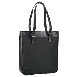 Céline Sac à épaule en toile Macadam C de CELINE noir Auth 101150 Noir