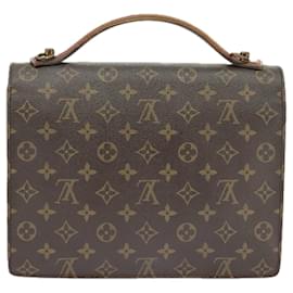 Louis Vuitton-LOUIS VUITTON Monogram Monceau 28 Hand Bag Vintage 2way M51185 LV Auth 101243-Monogram