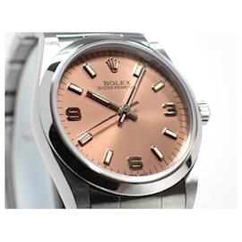 Rolex-ROLEX Oyster PERPETUAL pink3 6 9 67480 T series Mens-Silvery