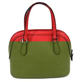 Gucci-Gucci 341504 2-Way Handbag-Orange