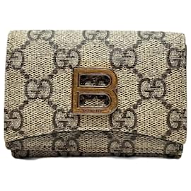 Gucci-Gucci x Balenciaga Coin Purse-Brown