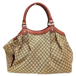 Gucci-Gucci Sukey Handbag-Pink,Beige