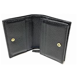 Gucci-Gucci GG Marmont Compact Bi-Fold Wallet-Black