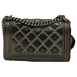 Chanel-Chanel Boy Bronze Shoulder Bag-Bronze