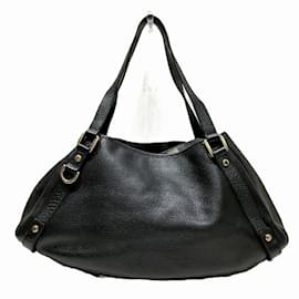 Gucci-Gucci 130736 Leather Tote Bag for Women-Black