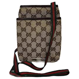 Gucci-Gucci Sherry 141863 Pochette Bag-Brown