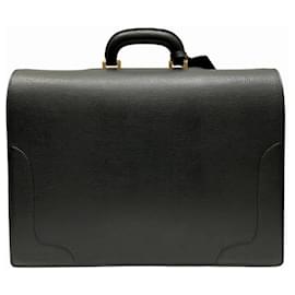 Burberry-Burberry Doctor's Bag Black Handbag-Black