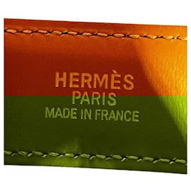 Hermès-Hermes Chaine d'Ancre Leather Belt-Brown