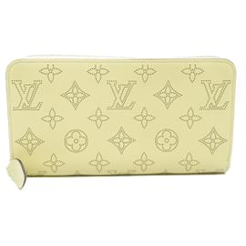 Louis Vuitton-Louis Vuitton Mahina Leather Zippy Wallet M81515-Yellow