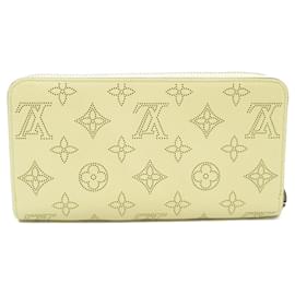 Louis Vuitton-Louis Vuitton Mahina Leather Zippy Wallet M81515-Yellow