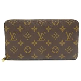 Louis Vuitton-Louis Vuitton Zippy Organizer Wallet Brown M62581-Brown