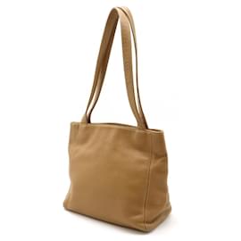Chanel-Sac tote en cuir Coco Mark de Chanel-Marron