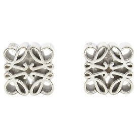 Pendientes Loewe Anagram de plata 925 Plata Metálico
