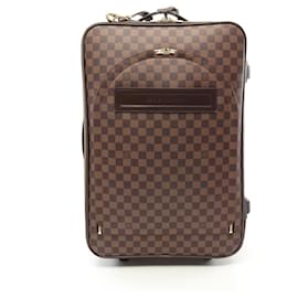 Louis Vuitton-Louis Vuitton Damier Ebene Pegase 55 Carry Bag-Brown