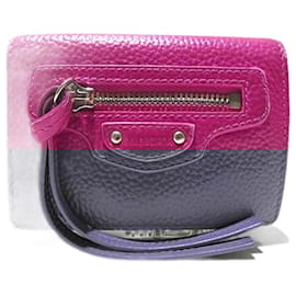 Balenciaga-Balenciaga Neo Classic Mini Wallet-Pink